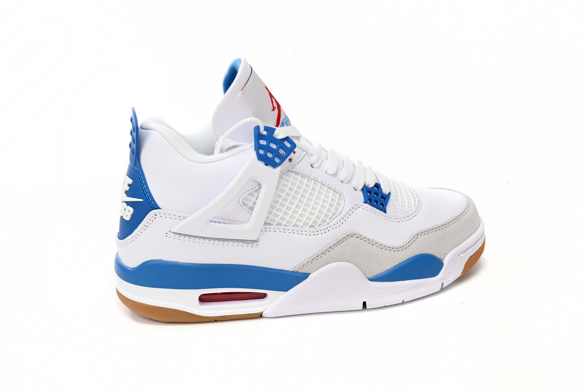 Nike SB x Air Jordan 4 White Blue
