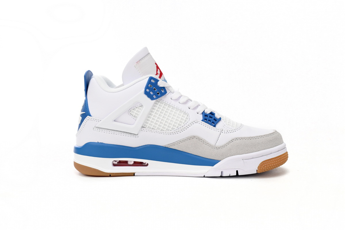 Nike SB x Air Jordan 4 White Blue