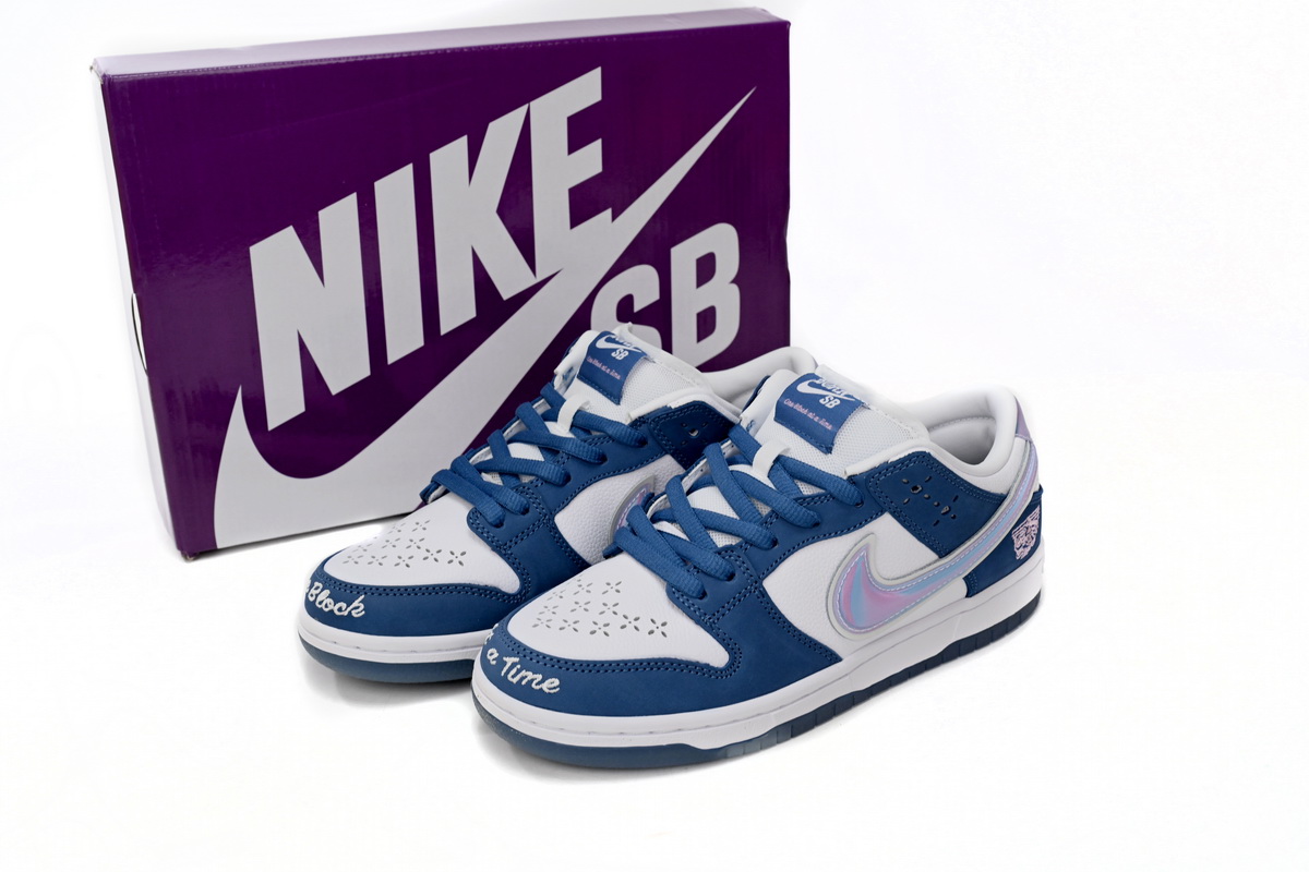 Born x Raised x Nike SB Dunk Low Blue White